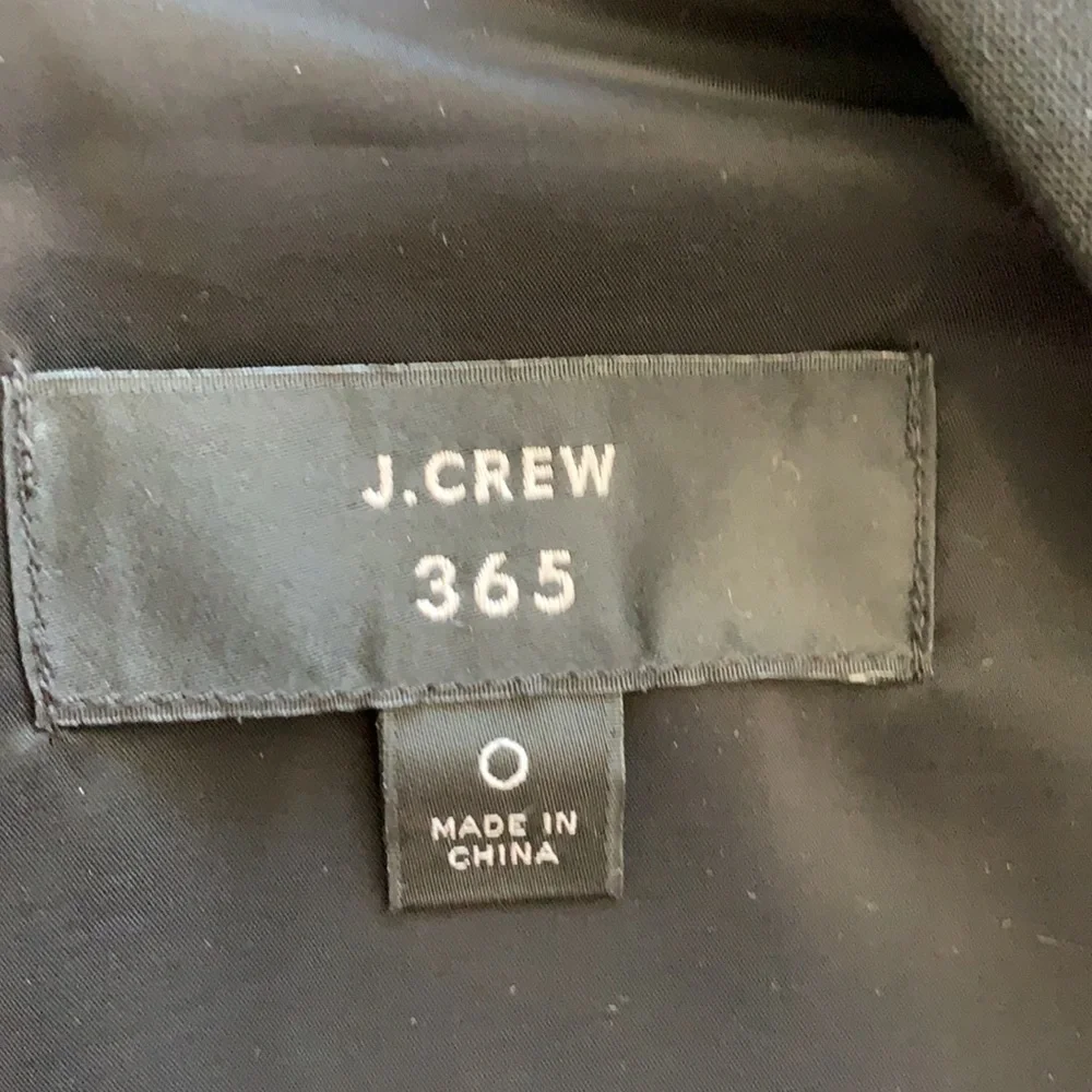 J. Crew Black Sleeveless Sheath Dress